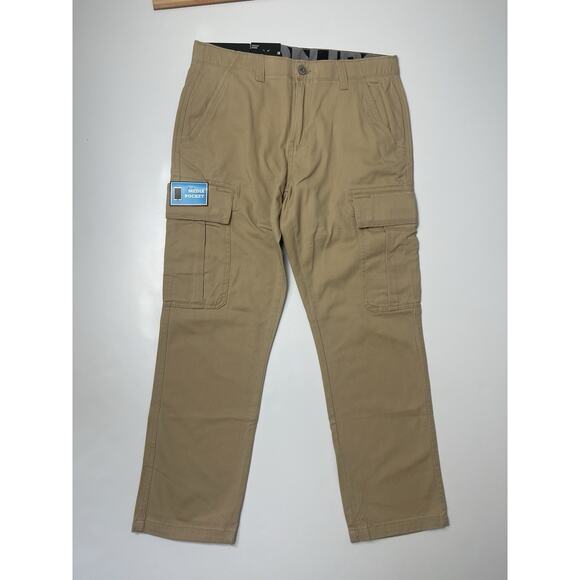 Iron Co Clothing Men's Patriot Cargo Pant Stretch Fabric, Durable, Khaki, 34x30” - Picture 4 of 13